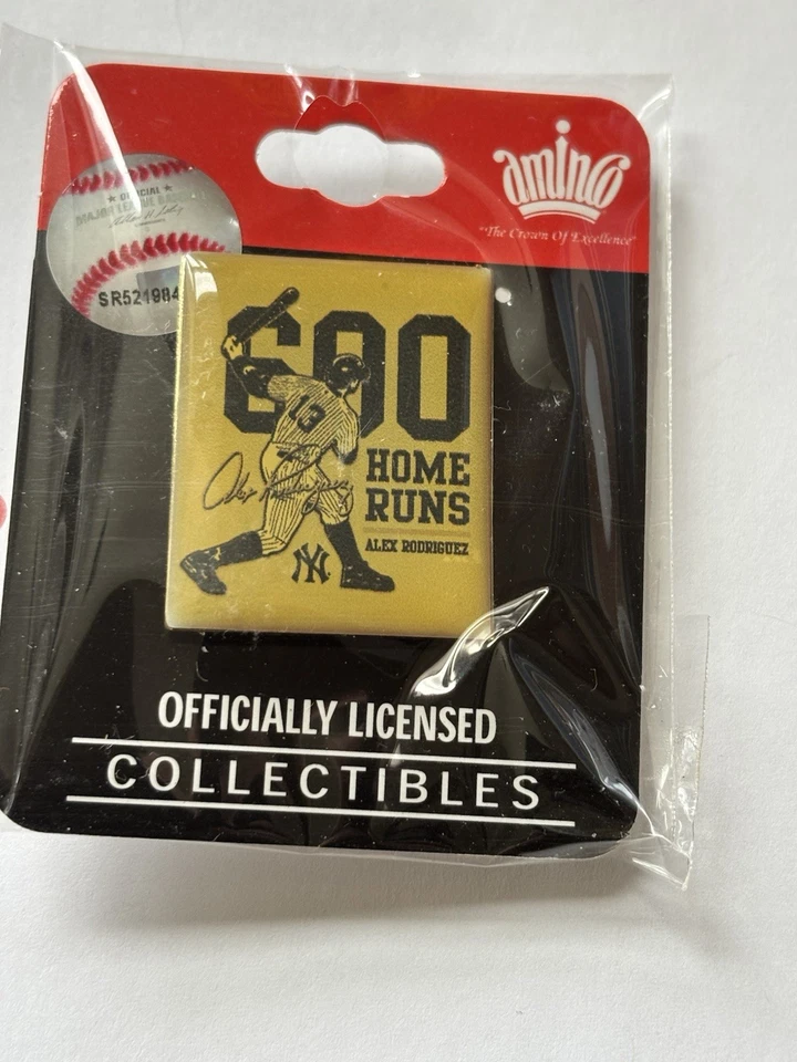 ALEX RODRIGUEZ NEW YORK YANKEES 600TH HOME RUN PIN - Image 1 of 1