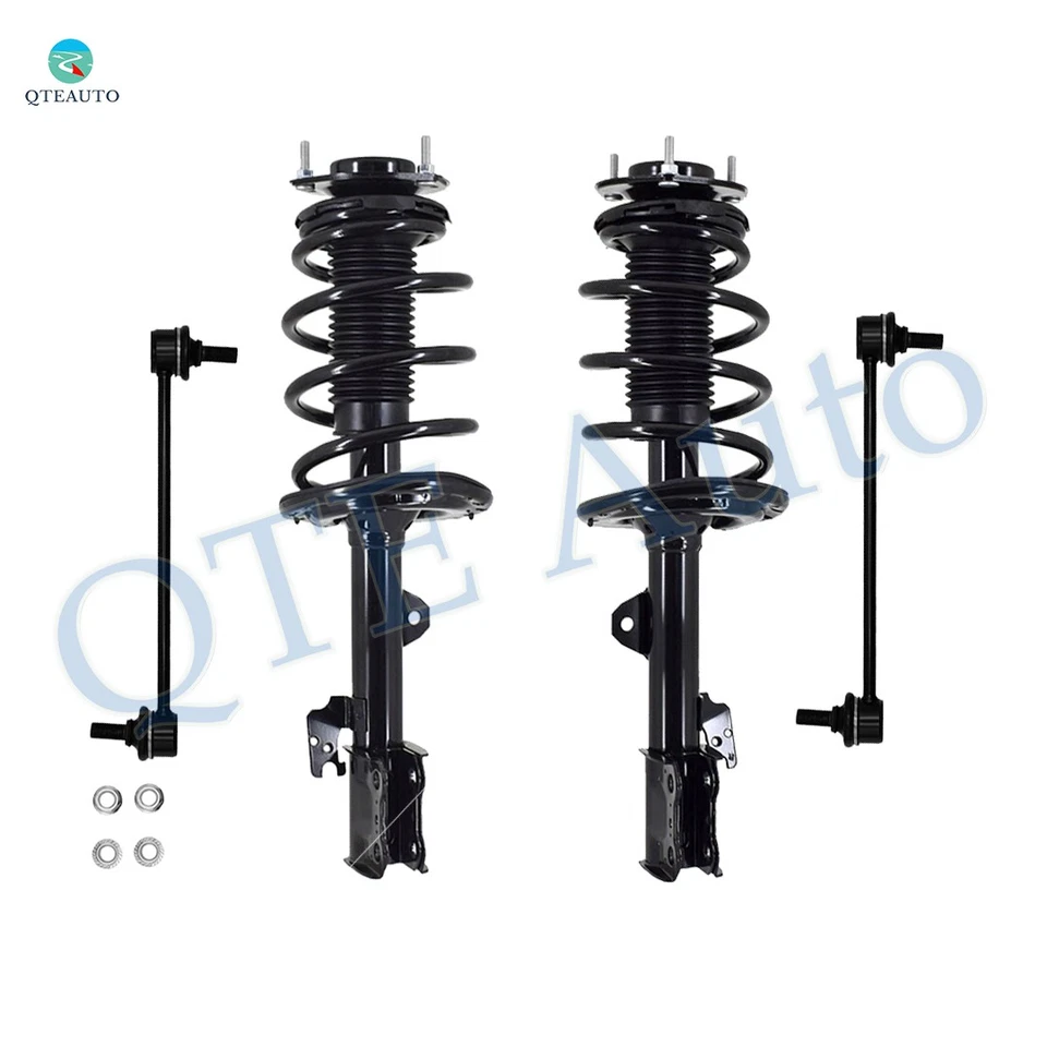 4 barras estabilizadoras delanteras eslabones-rápido completo puntal-resorte helicoidal para Lexus RX350 2010-2015 Foto 1 de 4