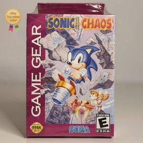 ⚡️NEW Sonic Chaos Sega Game Gear GG Sonic The Hedgehog ⚠️MINT SEALED BOX