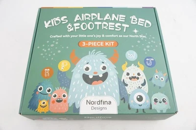 NUEVO EN CAJA Nordfina Designs Niños Avión Cama y Reposapiés Kit de 3 piezas Reposapiés de Viaje Bebé Foto 1 de 4