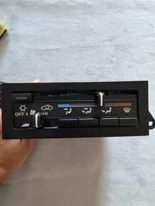 Chrysler Heat & A/C Switch Panel 4462407 3261 Black Mechanical Actuator - Picture 1 of 9