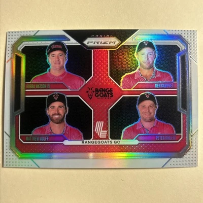 2025 Panini Prizm LIV Golf RangeGoats GC Team White Border Prizm /36 #63 - Image 1 of 3