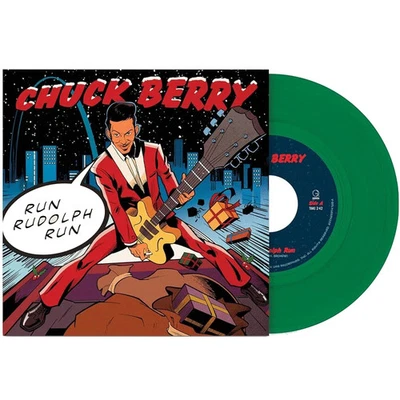 Chuck Berry - Run Rudolph Run (Limited Edition, Evergreen Vinyl) (7-Inch Vinyl - Image 1 of 2
