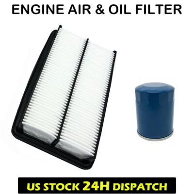 SET 2 ENGINE AIR FILTER & OIL FILTER SET For Honda Odyssey Pilot For Acura MDX - Image 1 of 4