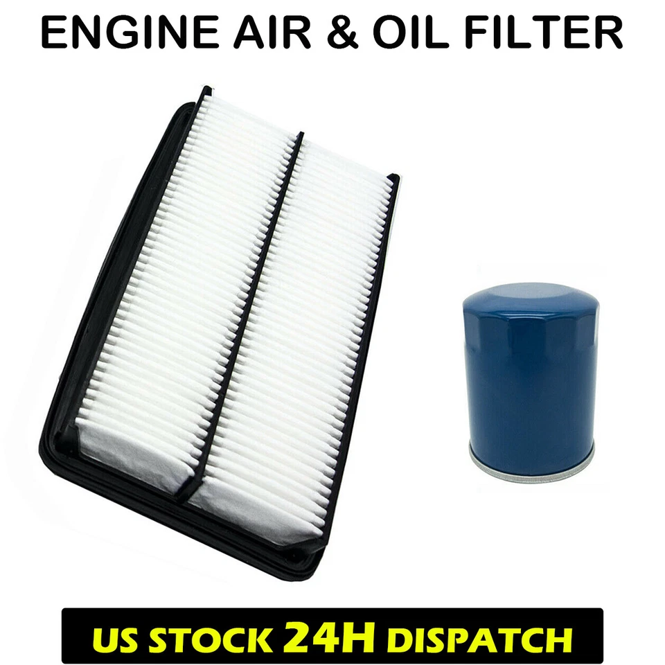 SET 2 ENGINE AIR FILTER & OIL FILTER SET For Honda Odyssey Pilot For Acura MDX - Image 1 of 4