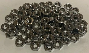 1/8", BSW, Whitworth, acero inoxidable (A2), tuercas hexagonales completas. - Imagen 1 de 2