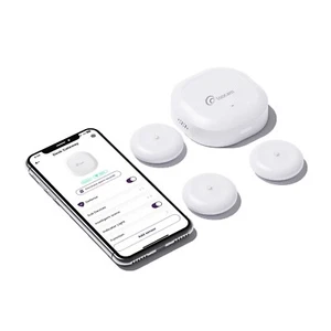 Loocam Water Leak Detector 3 Pack, 2.4GHz WiFi & Zigbee, APP Push, 96dB Alarm - Picture 1 of 10