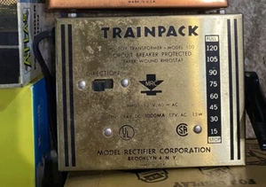 Trainpack Model Rectifier MRC 100 Hobby Transformer Train Tested Works Control - Picture 1 of 2