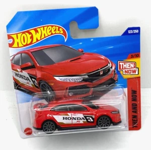25.062 HOT WHEELS CARTE EU / THEN AND NOW 2025 /#123/250 2018 HONDA CIVIC TYPE R - Picture 1 of 1