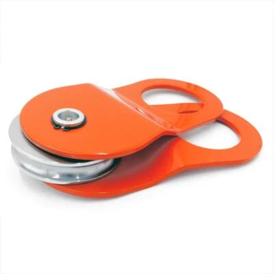 Blackline Heavy Duty Winch Snatch Block Pulley Off Road 4x4 Recovery 10T