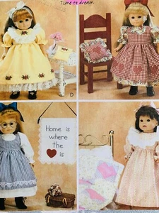 McCall's Uncut Craft Pattern 3275 GOTZ 18" American Doll Dress Clothes - Picture 1 of 3