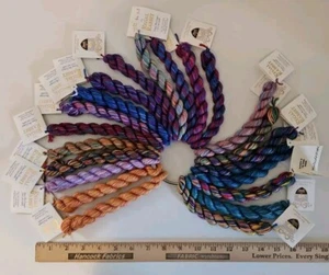 21x The Regal Rabbit SONOMA COUNTY COLORS Silk & Wool Needlepoint Threads 25yds - Picture 1 of 7