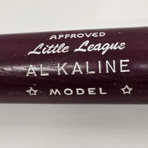 Spalding Brown 28” Wood Baseball Bat Al Kaline Little League Model 48-131 Taped - Picture 1 of 11