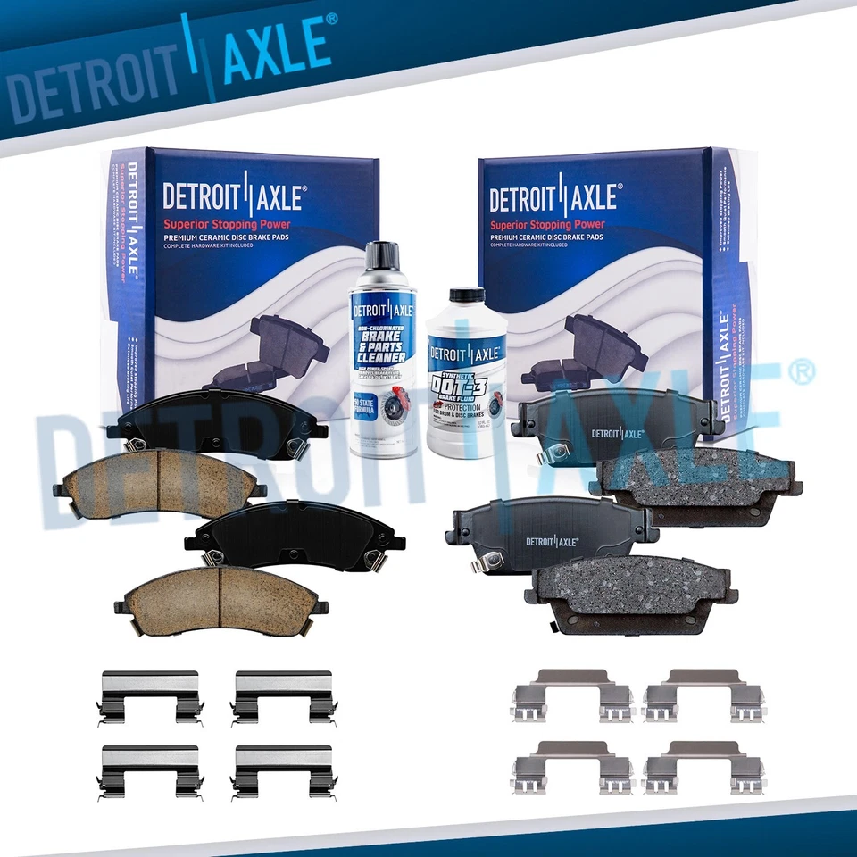 Pastillas de freno delanteras y traseras de cerámica para Cadillac STS 2005-2008 Foto 1 de 4