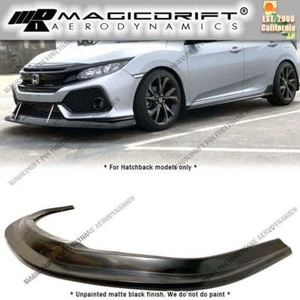 For 17-21 Honda Civic EX FK7 Hatch& Si Front Bumper Chin Lip Spoiler MDA Style - Picture 1 of 6