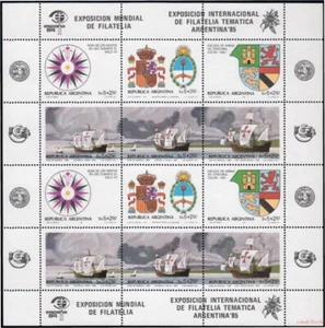 España Spain Emisión Conjunta 1984 Argentina España Exposición Internacional - Imagen 1 de 1