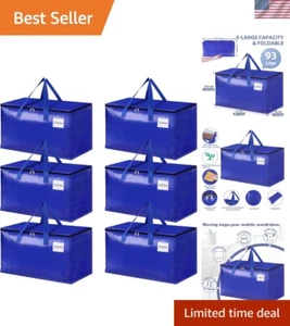 Sturdy Moving Bags for Storage and Travel - Large 93L Capacity, Easy to Clean - Picture 1 of 9