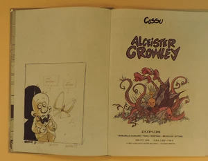Cossu dedicace Alceister Crowley 1 Dupuis EO 1985 - Imagen 1 de 3