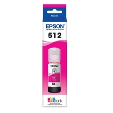 Epson 512 EcoTank Auto-Stop Ink Bottle, Magenta T512320