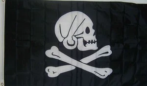 HENRY AVERY PIRATE FLAG NEW DOUBLE SIDED 3x5 ft premium quality usa seller - Picture 1 of 3
