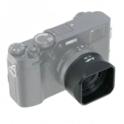 Camera lens hood Compatible with FUJIFILM X100VI/X100V/X70/X100F camera Aluminum - Image 1 of 4