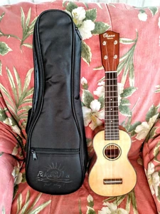 OHANA SK-75 SOLID SPRUCE/MAHOGANY SOPRANO UKULELE - Picture 1 of 12
