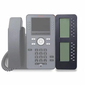 Avaya J169 VoIP phone handset SIP IP Desk Phone POE + JBM24 Button Module - Picture 1 of 2