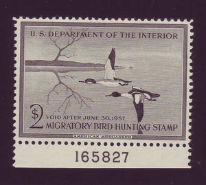 RW23 ( $2 Duck ) -  GEM CENTER w PLATE # - MNH - MUST SEE !! - Picture 1 of 1