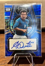 2022-23 Panini Select Blue Pulsar Prizm Soccer Antonio Conte AUTO Italy!