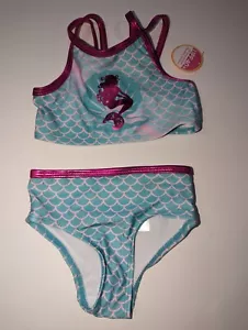 Toddler Girls 18 Months 2 Piece Swimsuit. B25 - Picture 1 of 4