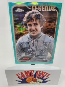 2024 Topps Chrome Formula 1 #190 Alain Prost Aqua Pulsar Refractor #ed /150 - Bild 1 von 2
