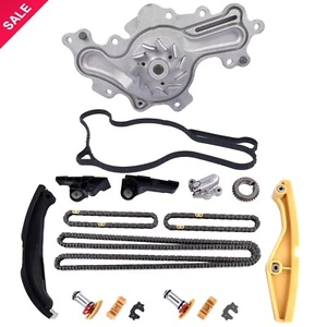 Water Pump Timing Chain Set Fit for Ford Edge Taurus Lincoln MKS MKX 3.5L 3.7L - Picture 1 of 5