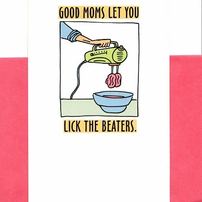 Funny Happy Mother's Day Baking & Licking The Beaters Hallmark Greeting Card - Image 1 of 3