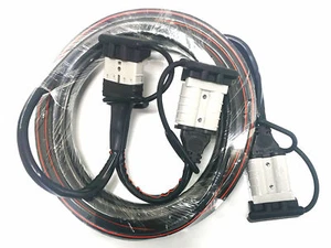 WATERPROOF 5M BATTERY CABLE 8 B&S 8mm2 EXTENSION LEAD - DOUBLE ADAPTOR - Picture 1 of 2