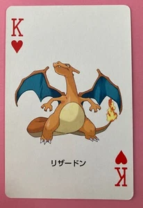 Charizard pokemon Playing Poker Card Leaf green Venusaur Nintendo Japanese - Picture 1 of 6