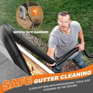5-Piece Gutter Cleaning Kit Leaf Vacuum Attachment 2-1/2-Inch Wet/Dry Shop Vac A - Picture 1 of 2
