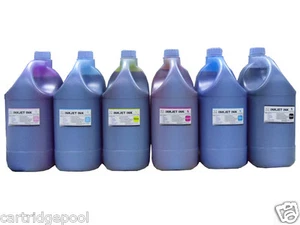 6 Gallon ND® refill ink for HP 02 Canon PGI-5BK CLI-8 BCI-6 3e PK C M Y LC LM - Zdjęcie 1 z 1