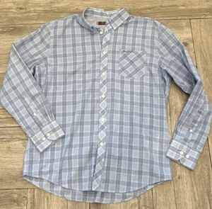 Camicia Ben Sherman Heritage manica lunga con bottoni taglia XL blu - Foto 1 di 6