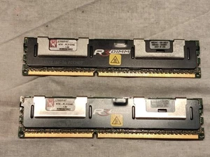 Kingston 8GB (2*4GB) 1333MHz PC3 10600 DDR3 RDIMM Kit (for servers!) - Picture 1 of 3