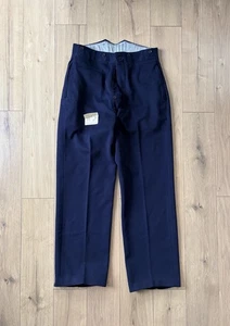 Pantaloni militari lana vita alta coda di pesce polizia Gran Bretagna Glamorgan anni 50 tg 35 - Foto 1 di 17