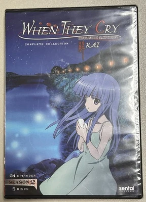 When They Cry Kai (Season 2) - Sealed DVD Set (5 Discs)  Fast Shipping Anime - Image 1 of 4