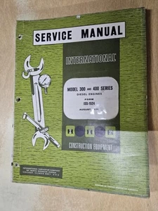 International Model 300 & 400 Series Diesel Engines, Service Manual 1971 - Picture 1 of 10