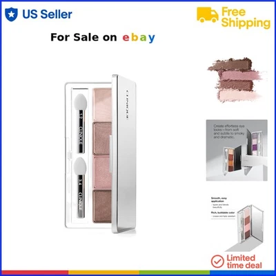 Eyeshadow Quad Powder Ab Pink Chocolate Shimmer Long Lasting Crease Safe - Image 1 of 4