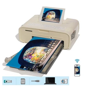 Stampante Foto Canon Selphy CP1300 Sublimazione USB SD WiFi PictBri Revisionato - Zdjęcie 1 z 14