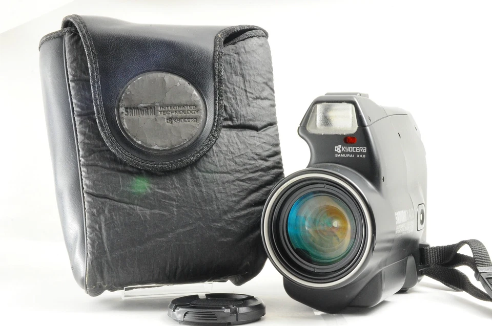 [Excellent+] Kyocera Samurai X4.0 35mm Film Camera 25-100mm f/3.8-4.8 READ Case - Image 1 of 4