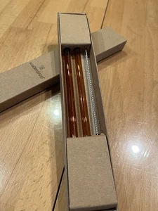 Water Drop Glas Trinkhalme Orange - Bild 1 von 2