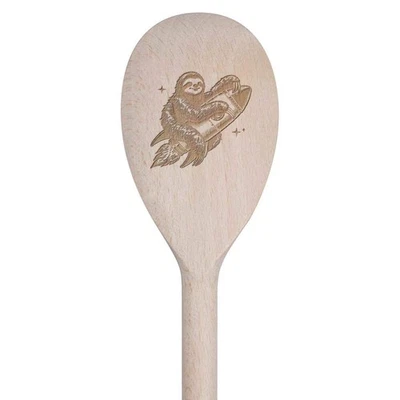 30 cm Kochlöffel "Raketenfaultier" aus Holz (SO00024957) - Bild 1 von 2