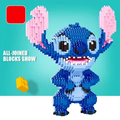 SDW ONLINE Stitch Building Blocks Set Large Creative Educational Game Kids Gift Toy Puzzle