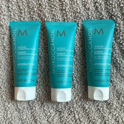 Juego de 3 mini mascarillas hidratantes intensas Moroccanoil Foto 1 de 3