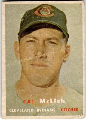 1957 Topps #364 Cal McLish - Image 1 of 2